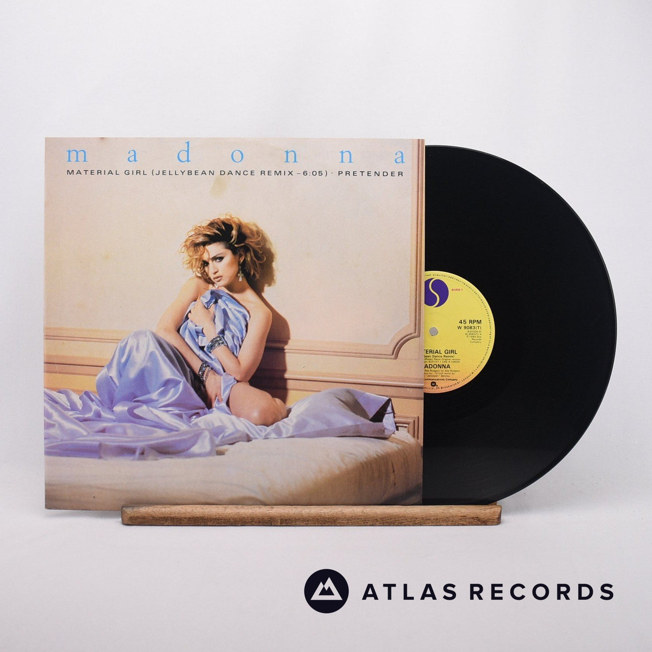 Madonna Material Girl 12" Vinyl Record - Front Cover & Record