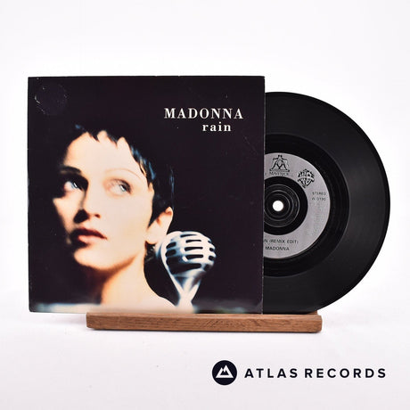 Madonna Rain 7" Vinyl Record - Front Cover & Record