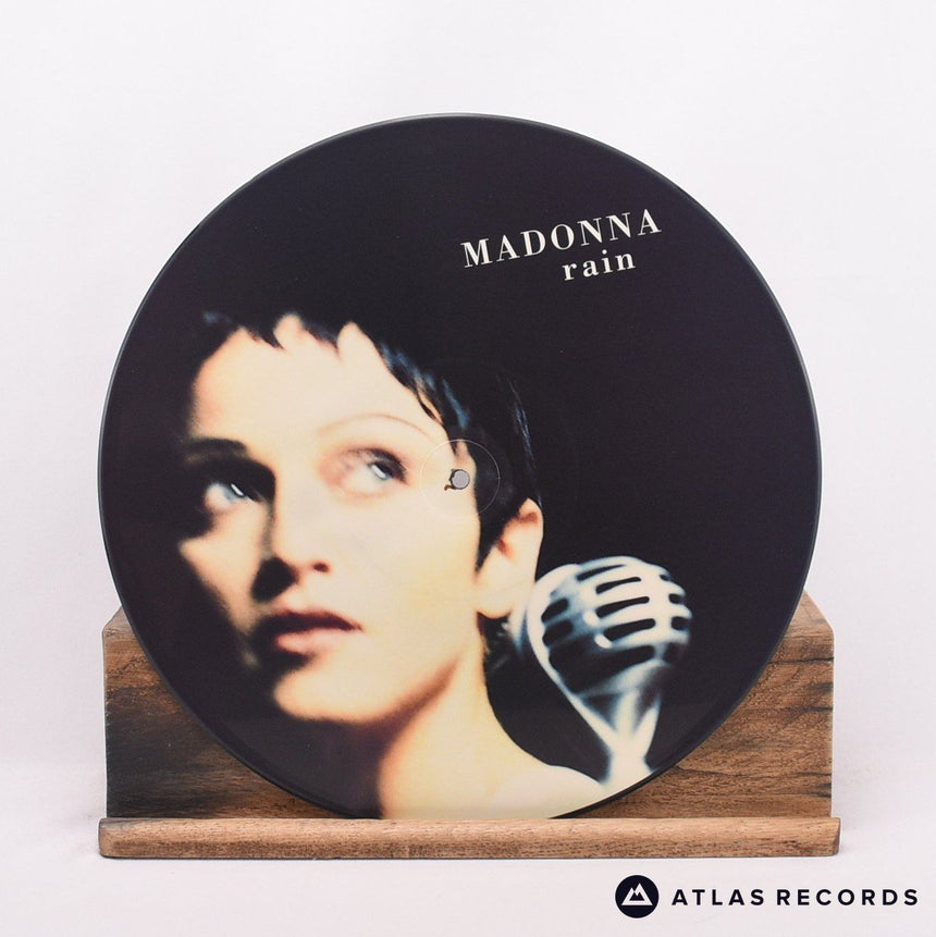 Madonna - Rain - Picture Disc Single-Sided Insert 12" Vinyl Record - EX