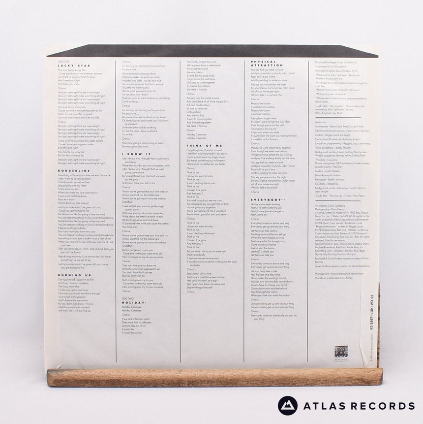 Madonna - Madonna [The First Album] - Reissue LP Vinyl Record - EX/EX