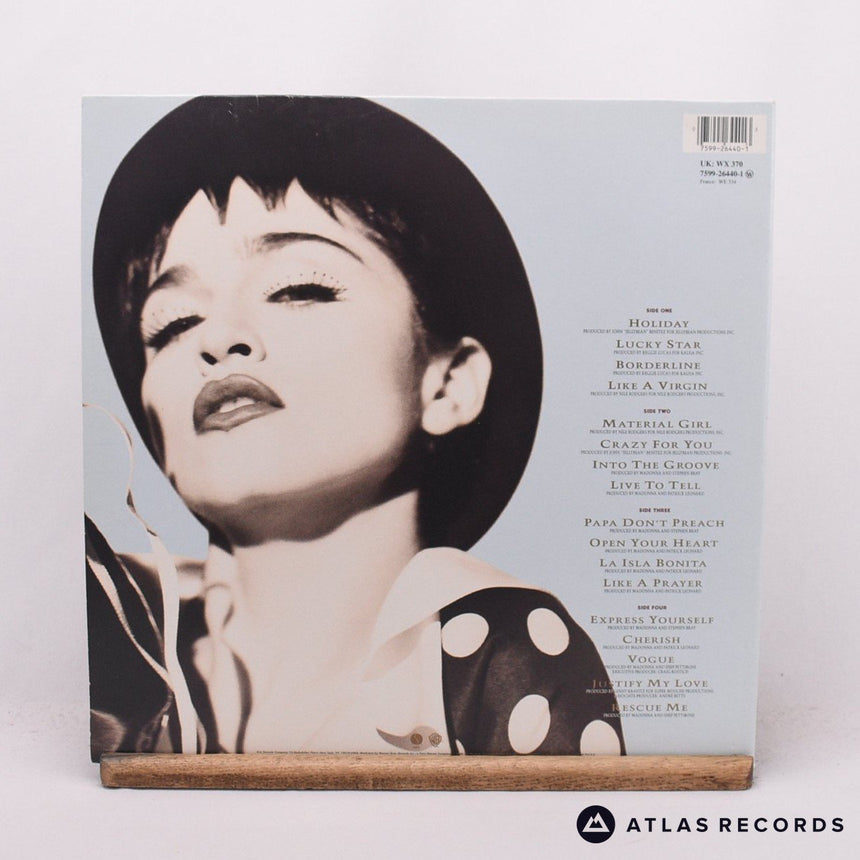 Madonna - The Immaculate Collection - Gatefold 2 x LP Vinyl Record - VG+/VG+