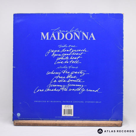 Madonna - True Blue - LP Vinyl Record - VG/VG