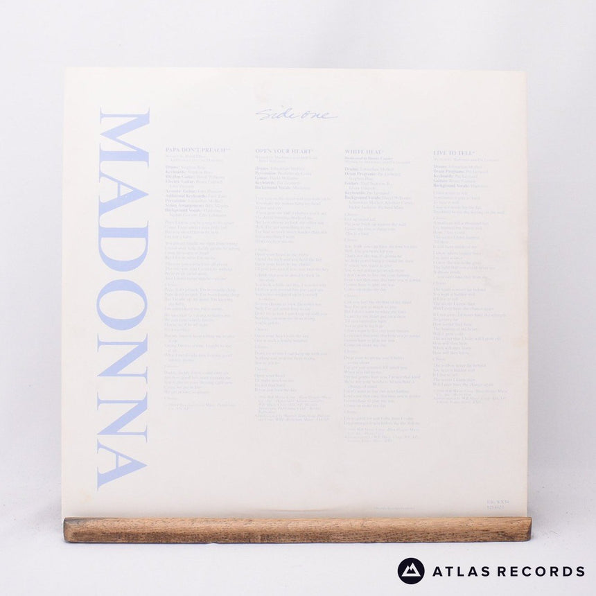 Madonna - True Blue - LP Vinyl Record - VG+/VG+