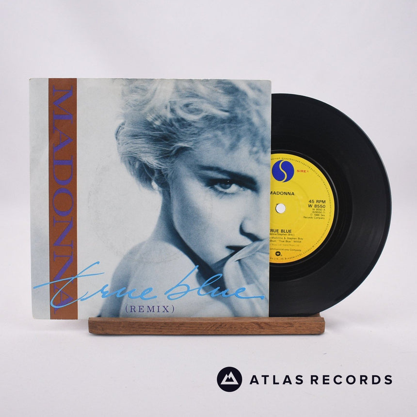 Madonna True Blue 7" Vinyl Record - Front Cover & Record