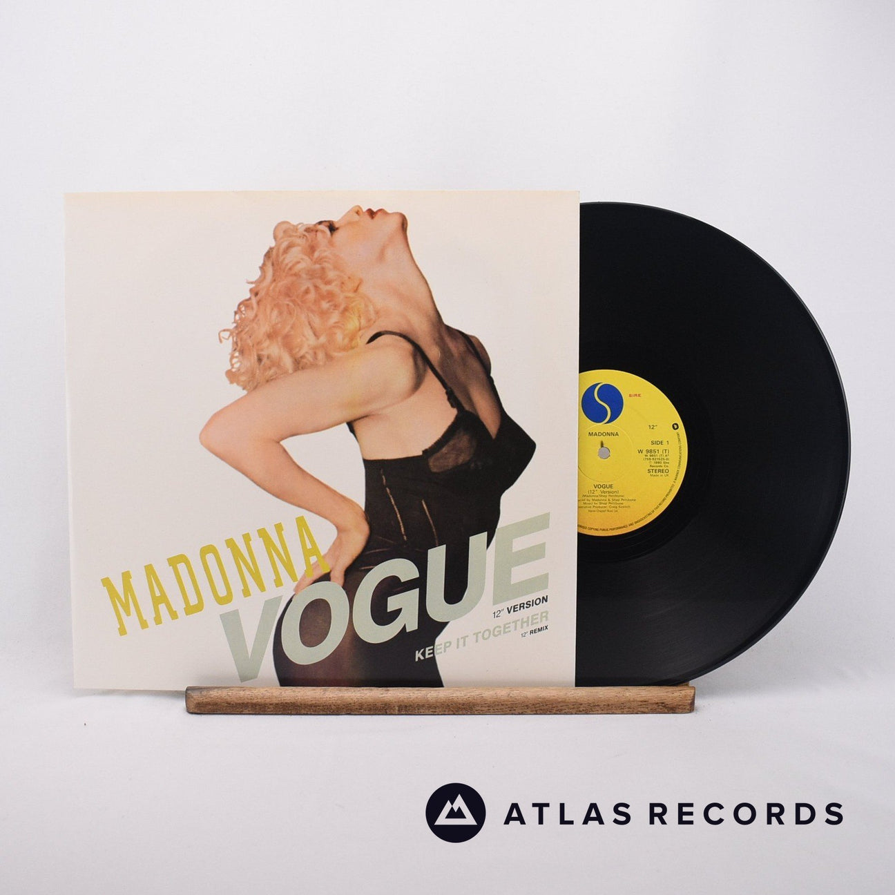 Madonna Vogue 12" Vinyl Record - Front Cover & Record