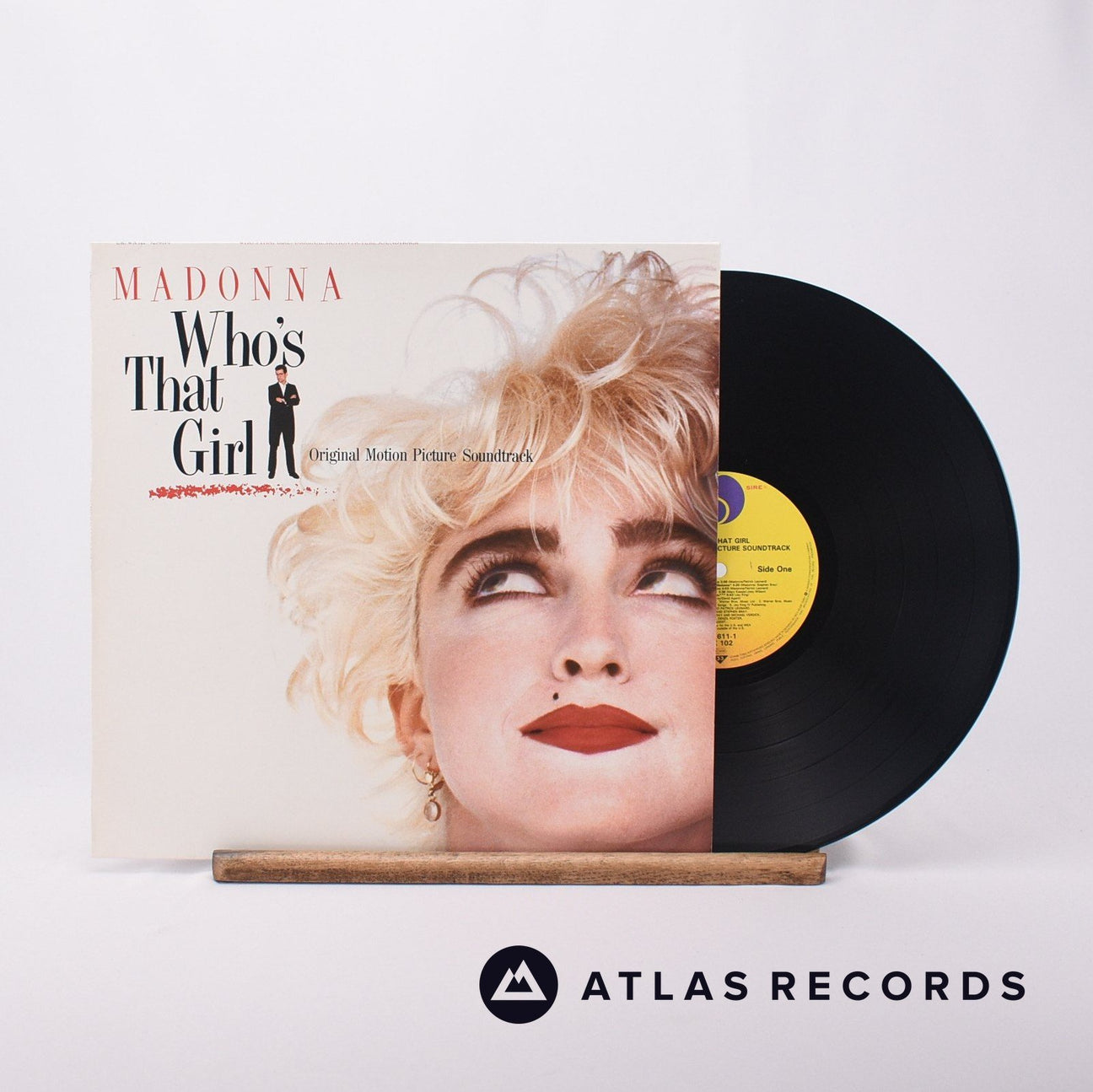 Madonna Who's That Girl LP Vinyl Record - Front Cover & Record