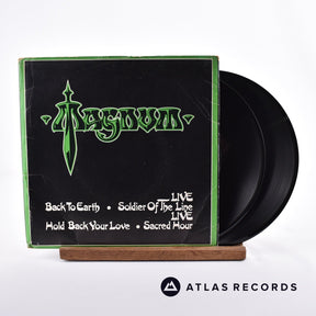 Magnum Back To Earth 2 x 7" Vinyl Record - Front Cover & Record