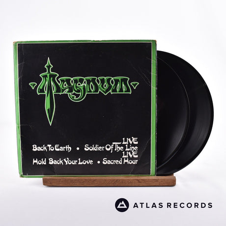 Magnum Back To Earth 2 x 7" Vinyl Record - Front Cover & Record