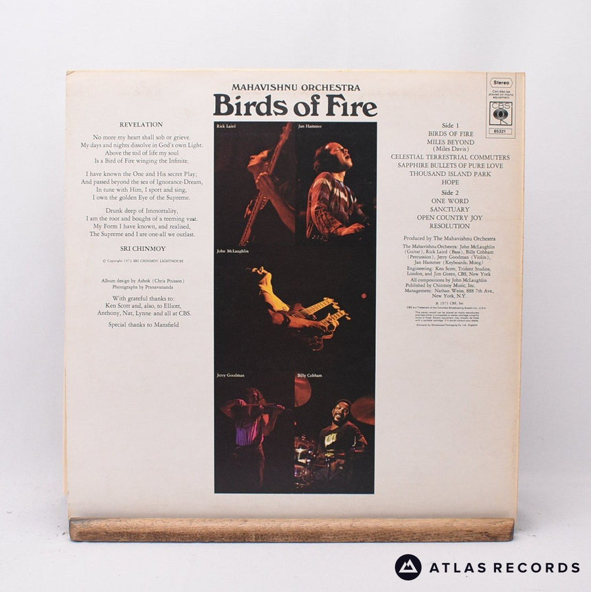 Mahavishnu Orchestra - Birds Of Fire - Reissue A3 B1 LP Vinyl Record - VG+/EX