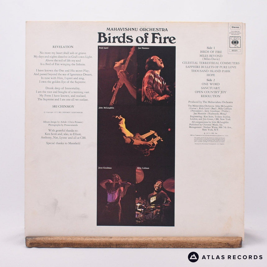 Mahavishnu Orchestra - Birds Of Fire - Textured Sleeve LP Vinyl Record - VG+/EX