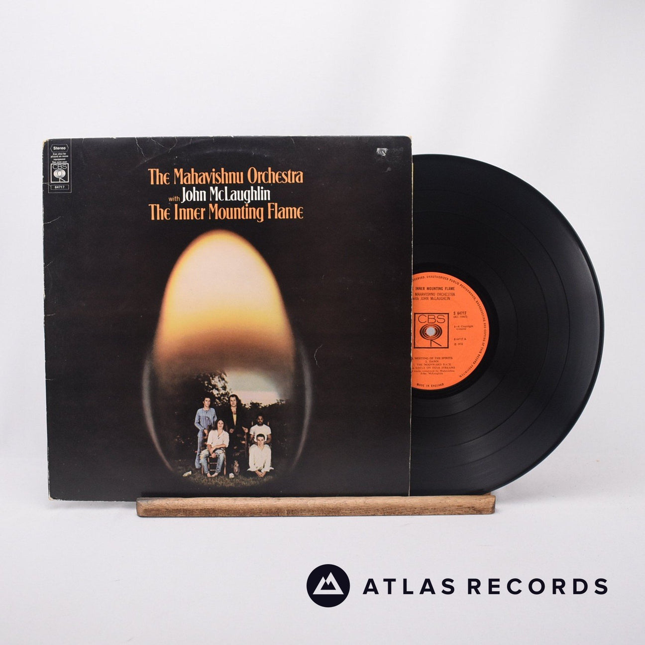 Mahavishnu Orchestra The Inner Mounting Flame LP Vinyl Record - Front Cover & Record