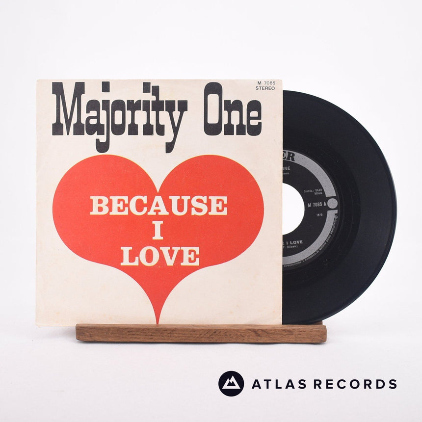 Majority One Because I Love 7" Vinyl Record - Front Cover & Record