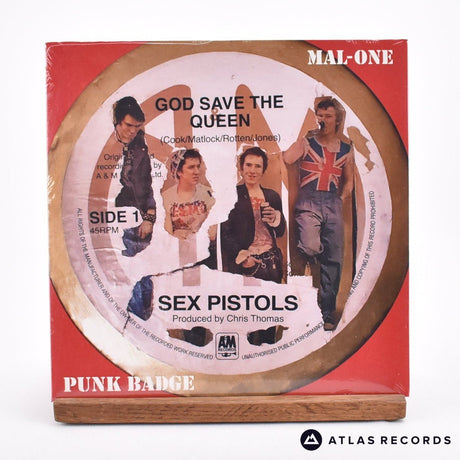 Mal-One Punk Badge 7" Vinyl Record - Front Cover & Record