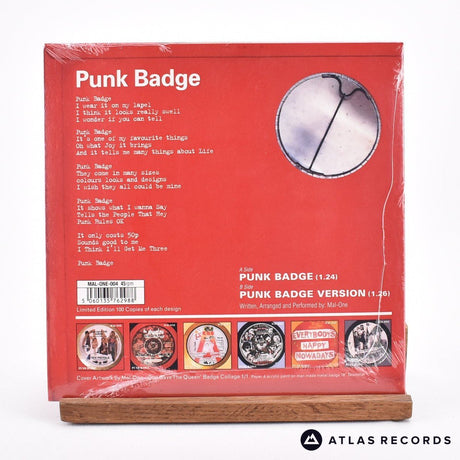 Mal-One - Punk Badge - 7" Vinyl Record - Mint (New)/Mint (New)