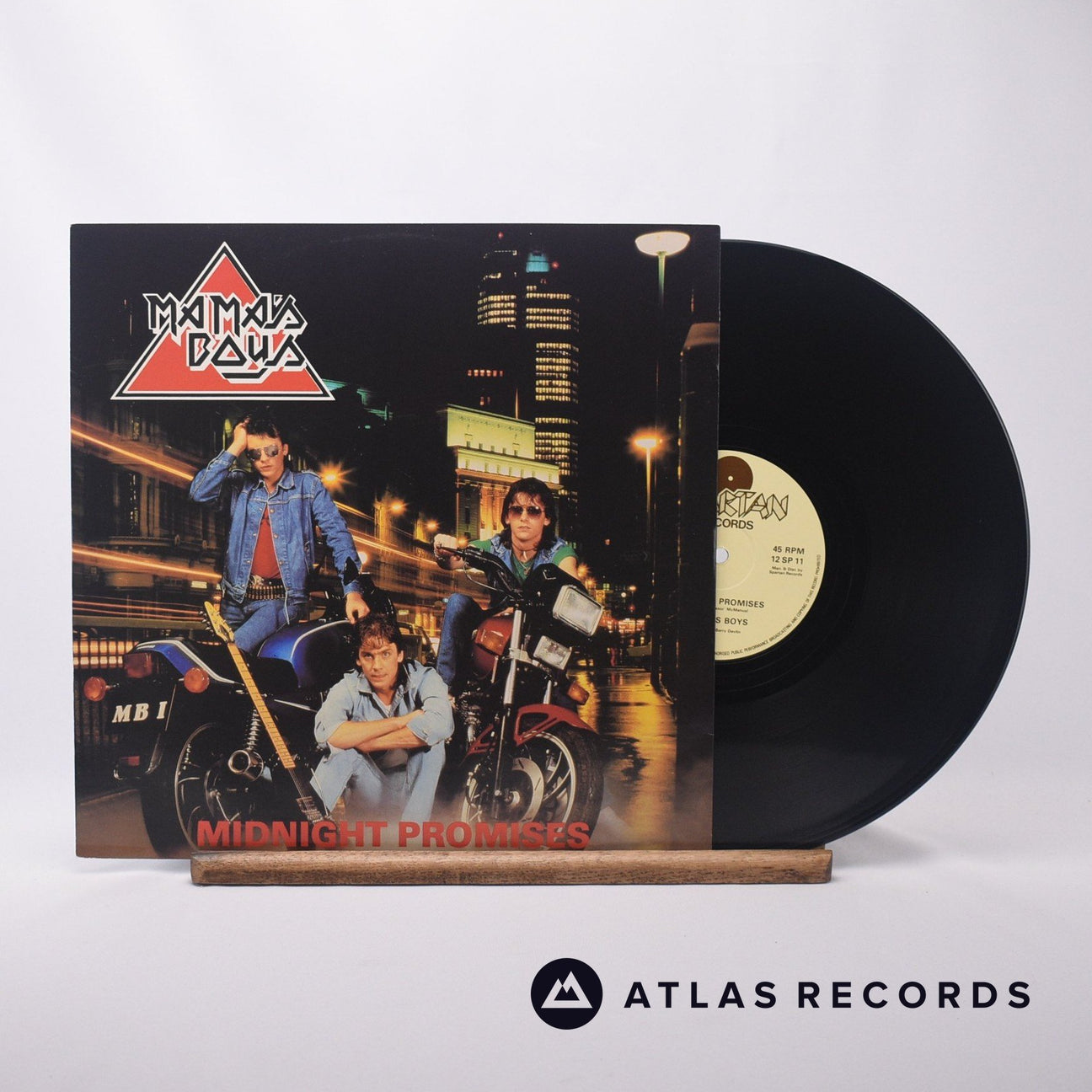 Mama's Boys Midnight Promises 12" Vinyl Record - Front Cover & Record