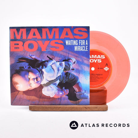 Mama's Boys Waiting For A Miracle 7" Vinyl Record - Front Cover & Record