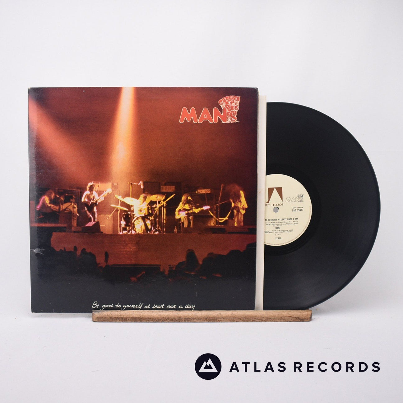 Man Be Good To Yourself At Least Once A Day LP Vinyl Record - Front Cover & Record