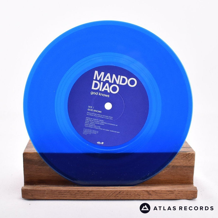 Mando Diao - God Knows - Blue 7" Vinyl Record - NM/NM