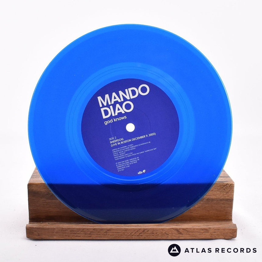 Mando Diao - God Knows - Blue 7" Vinyl Record - NM/NM