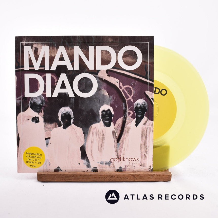 Mando Diao God Knows 7" Vinyl Record - Front Cover & Record