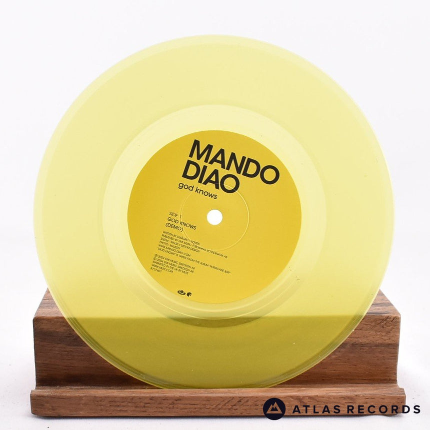 Mando Diao - God Knows - Yellow Limited Edition 7" Vinyl Record - NM/NM