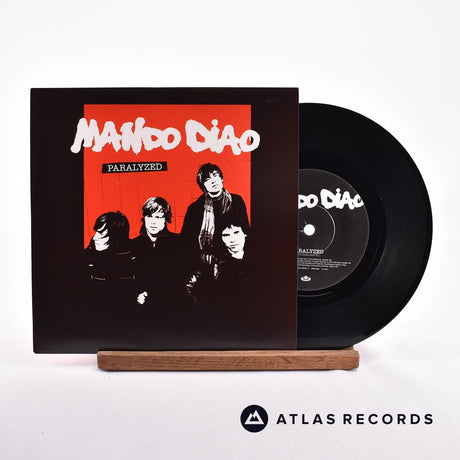 Mando Diao Paralyzed 7" Vinyl Record - Front Cover & Record