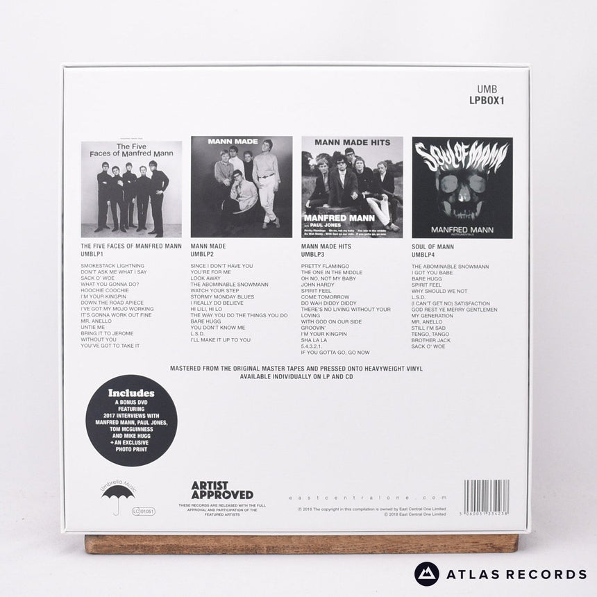 Manfred Mann - The Albums 64-67 - Insert4 x LP + DVD Vinyl Record - NM/NM