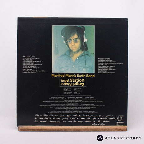 Manfred Mann's Earth Band - Angel Station - A-2 B-2 LP Vinyl Record - VG+/EX