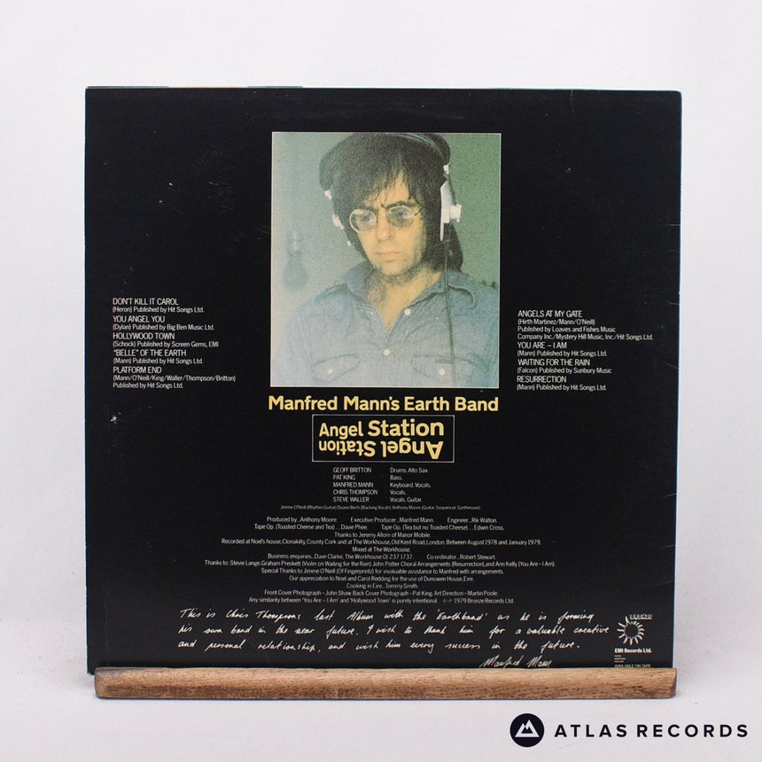 Manfred Mann's Earth Band - Angel Station - A-2U B-2U LP Vinyl Record - EX/EX