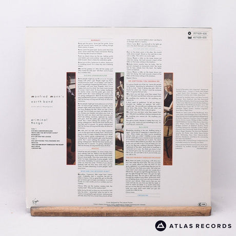 Manfred Mann's Earth Band - Criminal Tango - LP Vinyl Record - VG+/EX