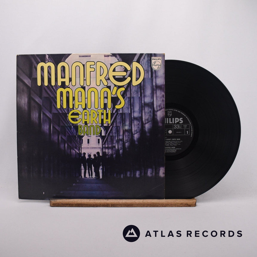 Manfred Mann's Earth Band Manfred Mann's Earth Band LP Vinyl Record - Front Cover & Record