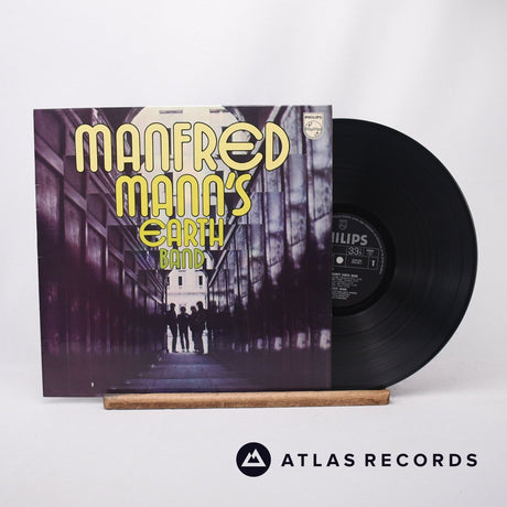 Manfred Mann's Earth Band Manfred Mann's Earth Band LP Vinyl Record - Front Cover & Record