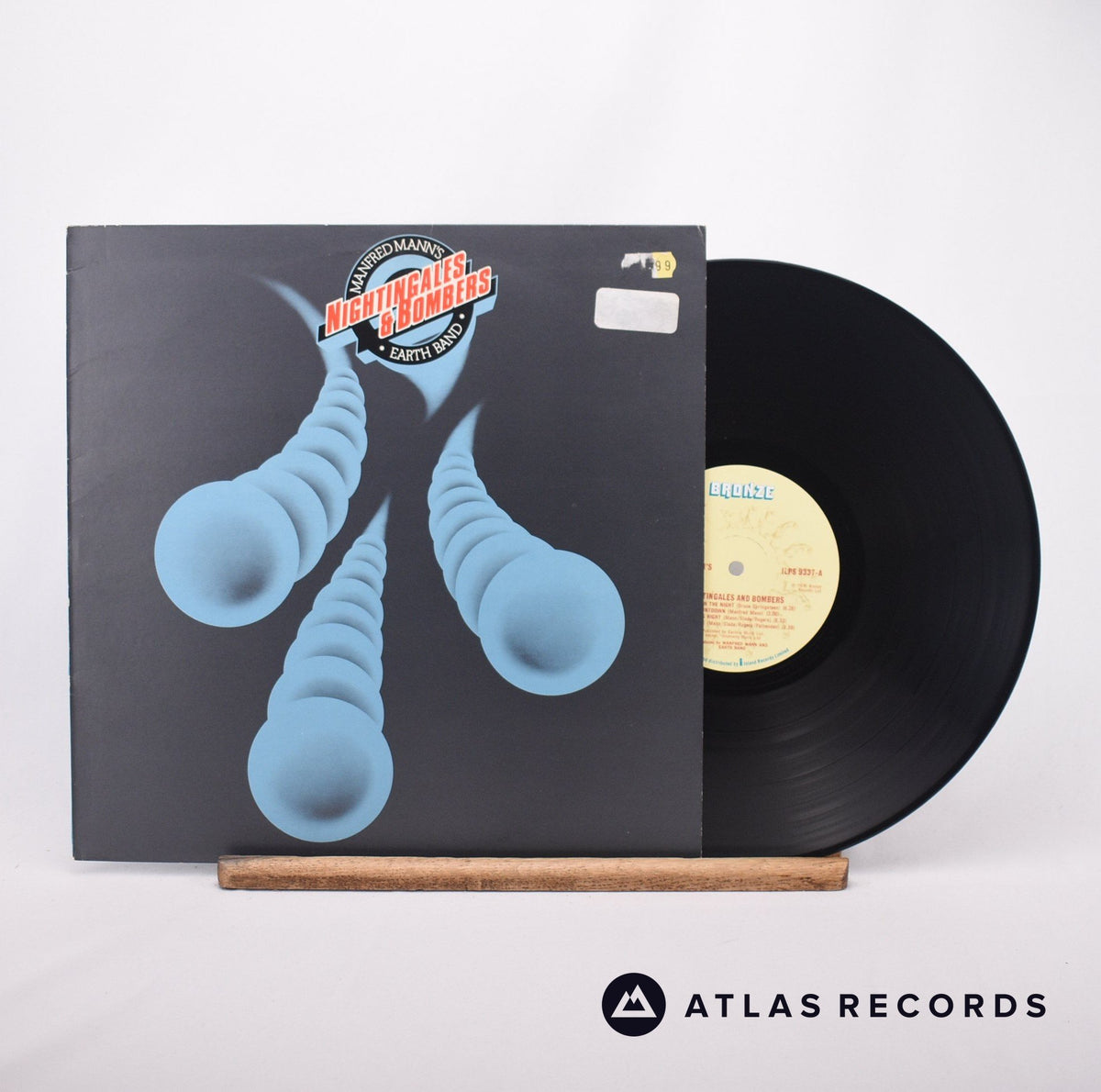 Manfred Mann's Earth Band Nightingales & Bombers LP Vinyl Record - Front Cover & Record