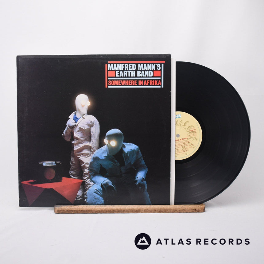 Manfred Mann's Earth Band Somewhere In Afrika LP Vinyl Record - Front Cover & Record