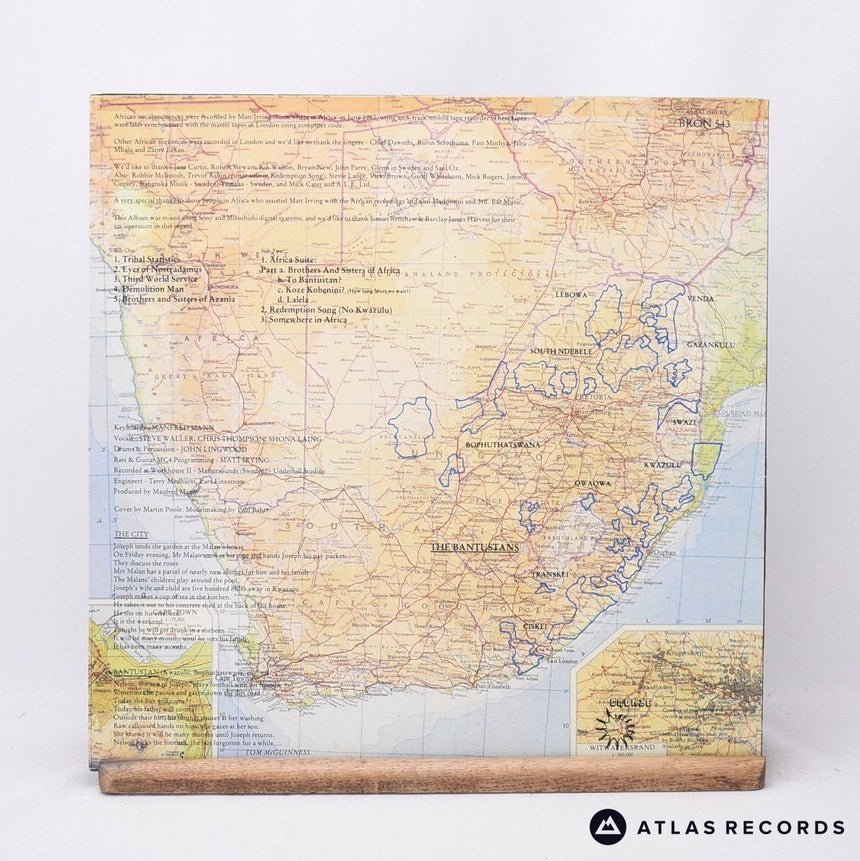 Manfred Mann's Earth Band - Somewhere In Afrika - LP Vinyl Record - VG+/EX