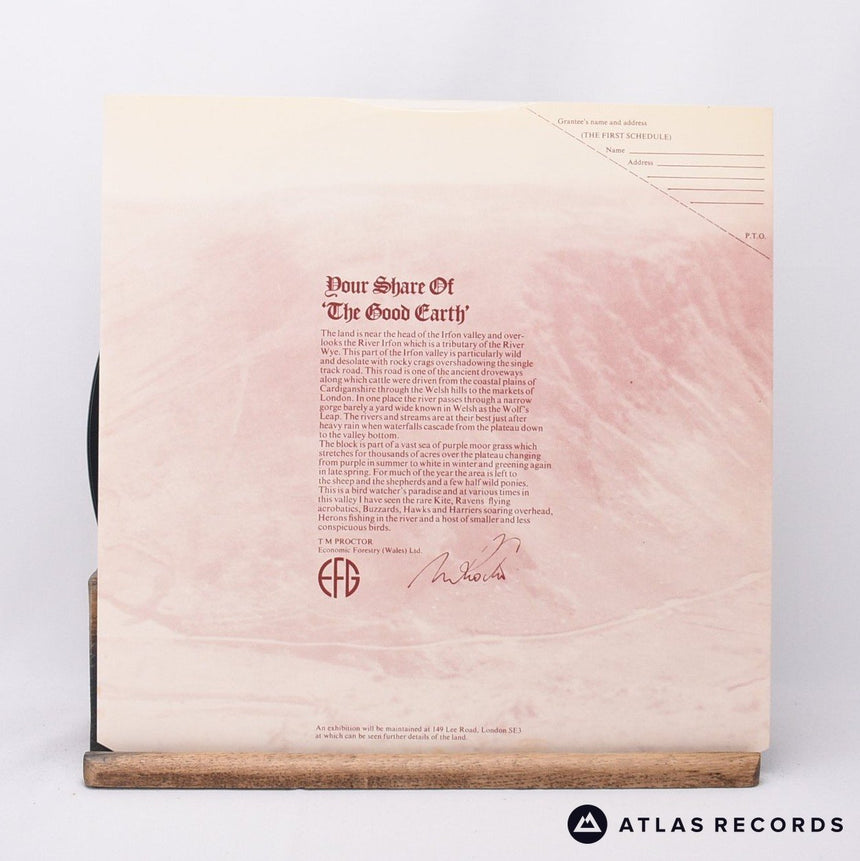 Manfred Mann's Earth Band - The Good Earth - LP Vinyl Record - EX/EX