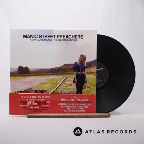 Manic Street Preachers National Treasures - The Selected Singles LP Vinyl Record - Front Cover & Record