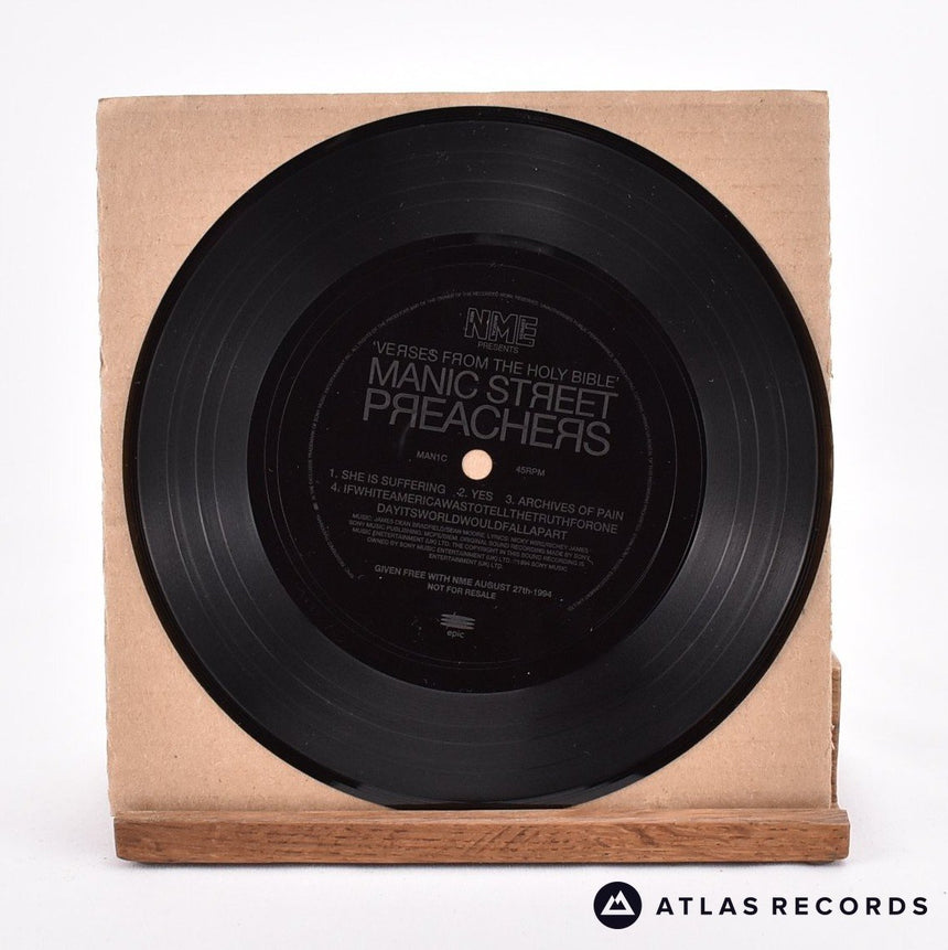 Manic Street Preachers - Verses From The Holy Bible - 7" Flexi-Disc - EX/VG