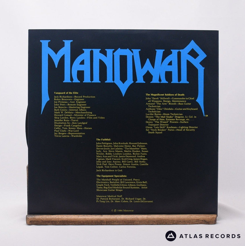 Manowar - Hail To England - A1 B1 LP Vinyl Record - VG+/EX