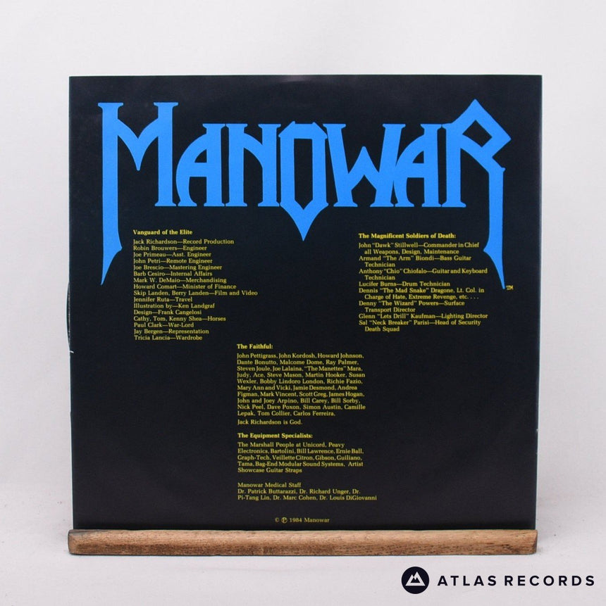 Manowar - Hail To England - Edp A1 B1 LP Vinyl Record - VG+/NM