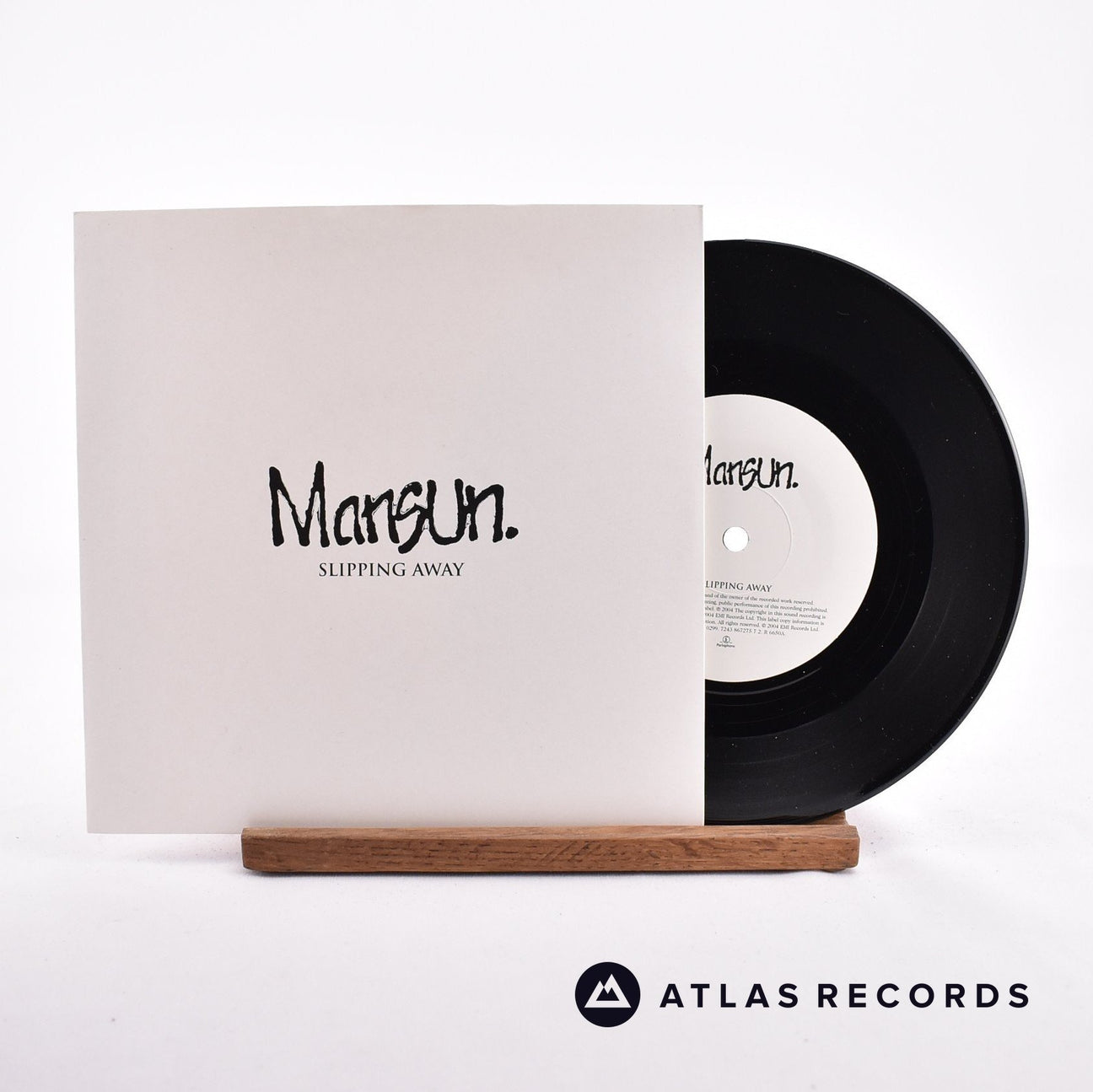 Mansun Slipping Away 7" Vinyl Record - Front Cover & Record