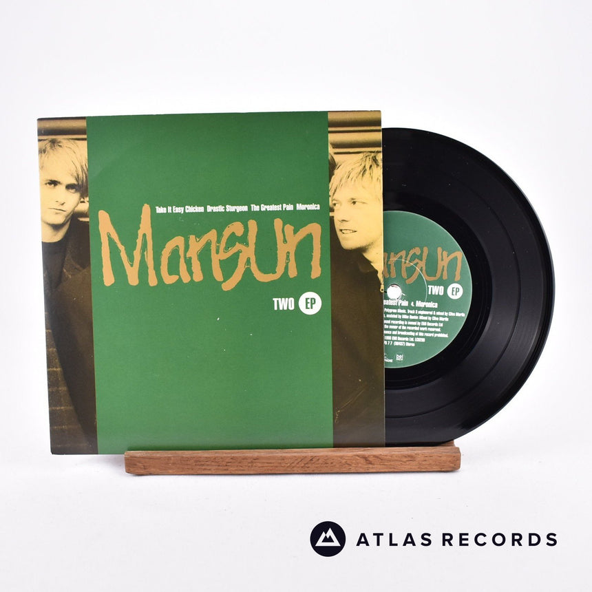 Mansun Two EP 7" Vinyl Record - Front Cover & Record