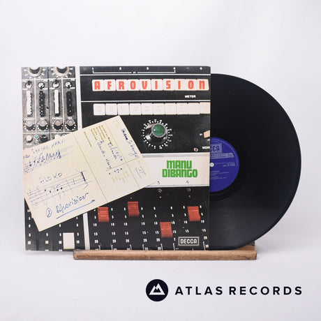 Manu Dibango Afrovision LP Vinyl Record - Front Cover & Record