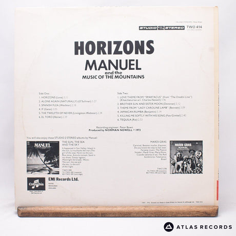 Manuel And His Music Of The Mountains - Horizons - LP Vinyl Record - VG+/EX
