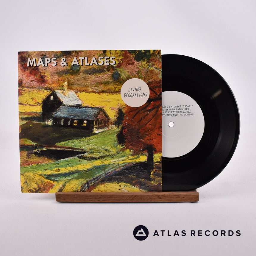 Maps And Atlases Living Decorations 7" Vinyl Record - Front Cover & Record