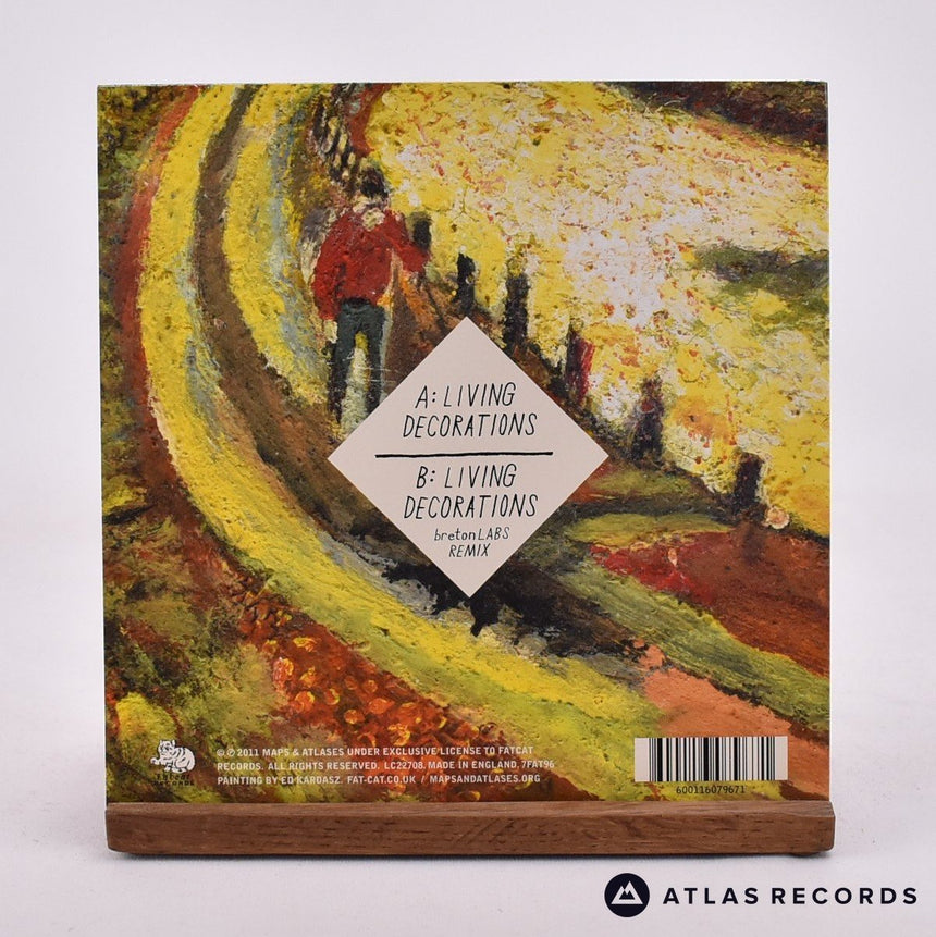 Maps And Atlases - Living Decorations - 7" Vinyl Record - NM/NM