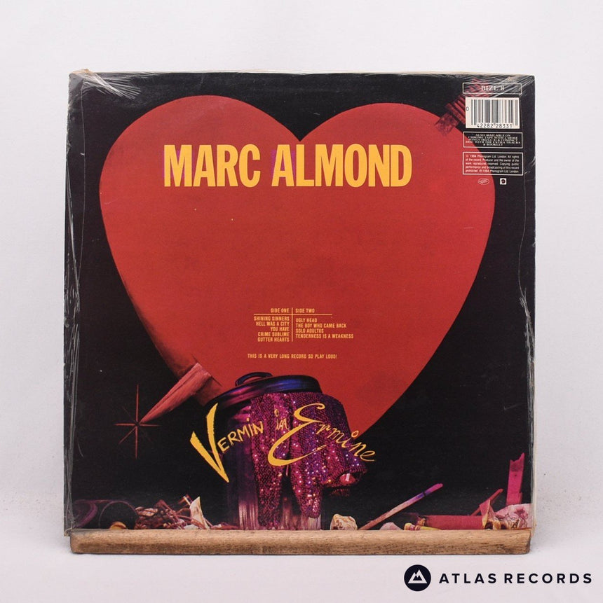 Marc Almond - Vermin In Ermine - Lyric Sheet A//1 B//1 LP Vinyl Record - VG+/EX