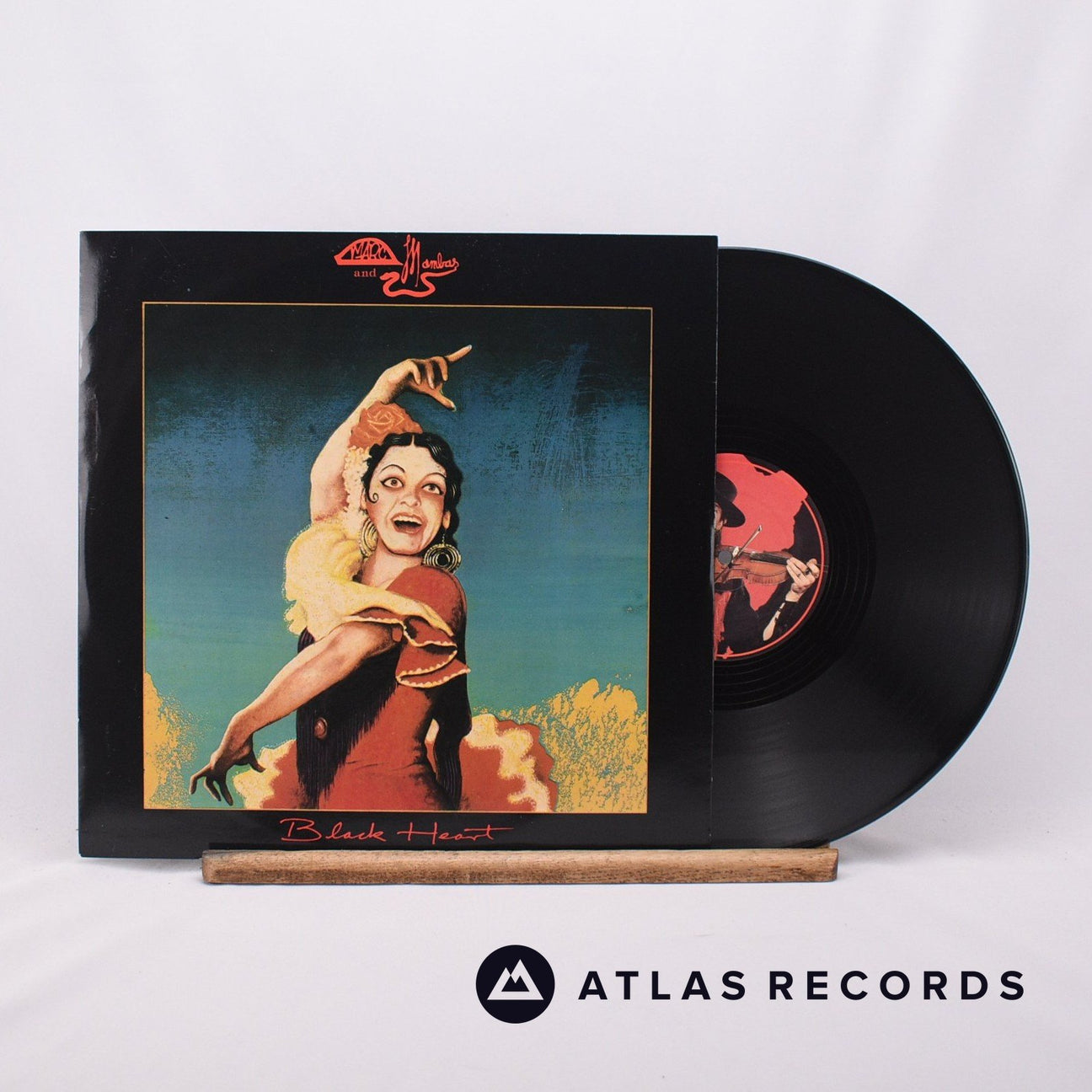 Marc And The Mambas Black Heart 12" Vinyl Record - Front Cover & Record