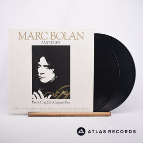 Marc Bolan Best Of The 20th Century Boy 2 x LP Vinyl Record - Front Cover & Record