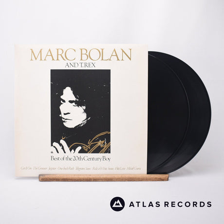 Marc Bolan Best Of The 20th Century Boy 2 x LP Vinyl Record - Front Cover & Record